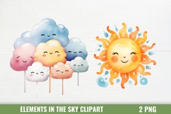 Elements In The Sky And Space Clipart Product Image 1