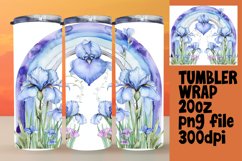 Vibrant Rainbow Wrap for 20oz Tumbler Sublimation Product Image 1