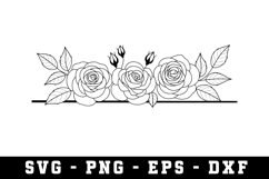 Wildflowers Svg Design | Svg Files for Cricut Product Image 1