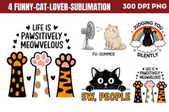 What ?? PNG Funny Cat Lover Sublima Product Image 1