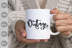 Vintage Soul SVG Cut Files - Retro Girl SVG Design Product Image 2