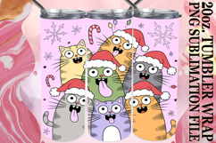 RADIANT LOVE 20oz TUMBLER WRAP, Funny Cat Product Image 1