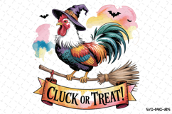 Cluck or Treat Svg | Halloween Svg | Svg Cut Files Product Image 1