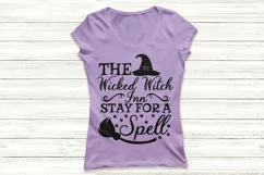 Wicked Witch Inn svg, Halloween svg, witch svg, spooky svg. Product Image 2