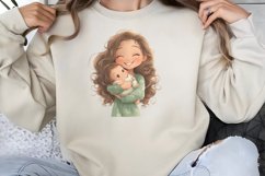Watercolor Sisterhood Clipart PNG Product Image 1