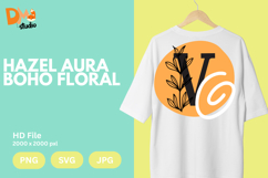 Hazel Aura Boho Floral Monogram Product Image 1