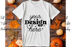 Fall t-shirt mockup, Fall mockup Product Image 1