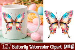 Butterfly Flowers Clipart Bundle Sublimation png Butterfly Product Image 11