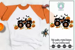 Halloween svg Pumpkin Monster Truck svg, Pumpkin Smasher svg Product Image 1