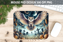 Watercolor Owl Mouse Pad Sublimation - Animal PNG Product Image 1