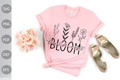 Live Life In Full Bloom SVG | Funny Girl SVG Design Product Image 1