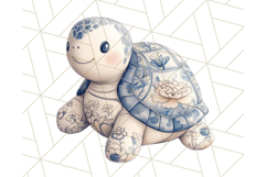 Blue Floral Stuffed Animal Clipart PNG, Cute Stuffed Animals Product Image 2