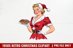 1950s Retro Christmas Sublimation PNG Product Image 1