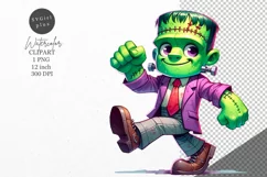 Halloween clipart, Frankenstein clipart, Autumn clipart Product Image 1