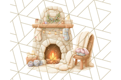 Santa’s Pajama Day Clipart, Cute Christmas Bedtime PNG Product Image 2