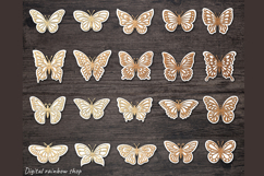 Layered butterfly svg bundle, 3d butterfly papercut Product Image 2