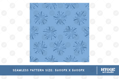 American 4th of July Patriotic Fireworks Seamless Pattern Product Image 2