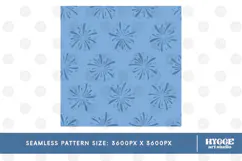 American 4th of July Patriotic Fireworks Seamless Pattern Product Image 2