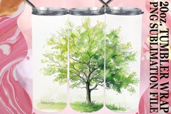 Dynamic Blossom Tree Tumbler Wrap: 20oz Sublimation Product Image 1