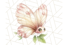 Pastel Fairies and Butterflies PNG, Spring Fantasy Clipart Product Image 2