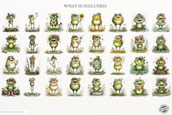 Summer Whimsical Frog PNG Clipart Product Image 4