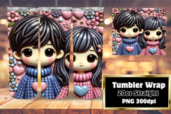 Special Edition 20oz Tumbler Wrap , 3D Characters Product Image 1