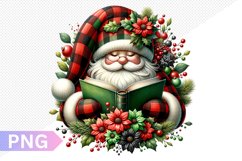 Christmas Santa Sublimation - Clipart PNG Design Product Image 1