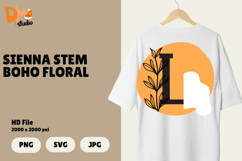 Sienna Stem Boho Floral Monogram Product Image 1