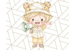 Tiny Zoo Friends Clipart, Cute Cartoon Zoo Animals PNG Product Image 2