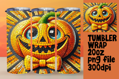 CLASSY 20oz Tumbler Design for Home , Cute Pumpkin Product Image 1