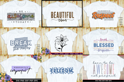 Girl &amp; women Inspirational motivational quotes Shirt bundle Product Image 24