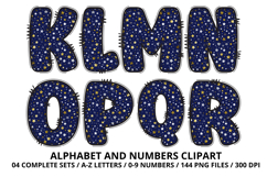 4th July Alphabet png clipart, independence letters doodle Product Image 3