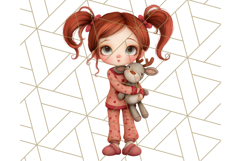 Christmas Whimsy Clipart, Holiday Kids PNG Graphics Product Image 2