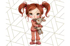 Christmas Whimsy Clipart, Holiday Kids PNG Graphics Product Image 2