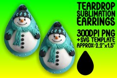 3D Snowman Tumbler Sublimation Holiday Cheer Product Image 1