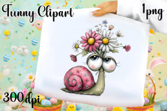 Fancy snail Design sublimation | Funny Clipart Product Image 1