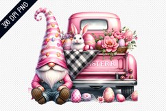 Easter Day Gnome - Sublimation Clipart PNG Design Product Image 1