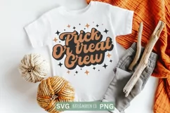 Halloween SVG | Trick Or Treat Crew SVG | Retro Halloween Product Image 2