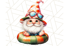 Beach Gnome Clipart Bundle, Cute Summer Gnomes PNG Product Image 5