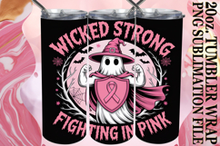 PRESENT OF HAPPINESS 20oz TUMBLER WRAP, Ghost Cancer Product Image 1