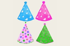 Party hats watercolor png Product Image 4