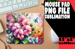 CHEERFUL desk mat Fun Sublimation, Flowers Product Image 1