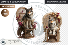 Watercolor Mystic Wols Fantasy Clipart PNG Graphics Product Image 1