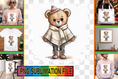 Bright TSHIRT Magic Ideas PNG, Teddy Bear Product Image 1