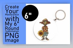 Halloween Tumbler Design: Scarecrow Watercolor Product Image 1