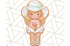 Summer Cookie Character PNG, Cute Beach Clipart Tropical Png Product Image 2