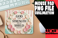 BLISSFUL mouse pad Playful Design, Christian Product Image 1