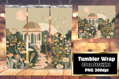 Minimalist Landscape Boho Tumbler Wrap 20oz Product Image 1