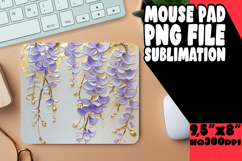 SWEET MOUSE PAD MAGICAL DESIGN, 3D Flower Product Image 1