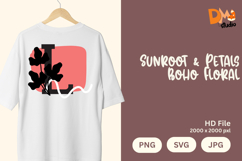 Sunroot &amp; Petals Boho Floral Monogram Product Image 1